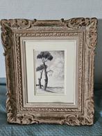 Bomen met zicht op de mijn in eisden, Antiek en Kunst, Kunst | Tekeningen en Fotografie, Ophalen