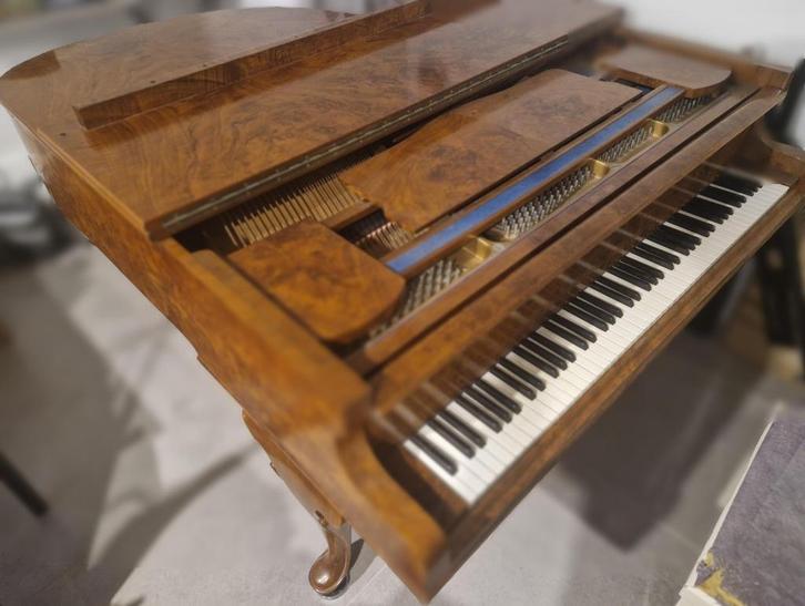 Etudes (vleugel), Muziek en Instrumenten, Piano's, Gebruikt, Vleugel, Bruin, Hoogglans, Ophalen