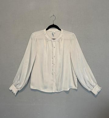 Beige blinkende blouse van Only (M)  beschikbaar voor biedingen