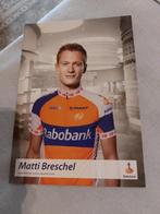 Wielerkaart : Matti Breschel / Rabobank, Verzenden, Zo goed als nieuw, Poster, Plaatje of Sticker