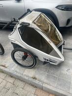 Qeridoo - Kidgoo2 - Kinderaanhanger, Fietsen en Brommers, Fietsaccessoires | Aanhangwagens en Karren, Ophalen, Gebruikt, Vering