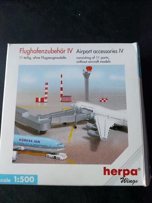 Airport accesoires IV Herpa Wings 1/500, Hobby & Loisirs créatifs, Modélisme | Avions & Hélicoptères, Comme neuf, Avion, 1:200 ou moins