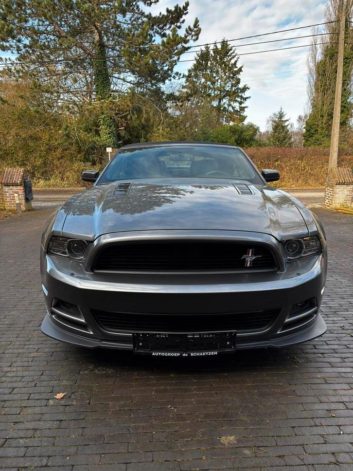 2013 Ford mustang gt/cs, Auto's, Ford USA, Particulier, Mustang, Benzine, Cabriolet, 2 deurs, Automaat, Zilver of Grijs, Leder en Alcantara