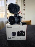 Canon M50, Audio, Tv en Foto, Fotocamera's Digitaal, Ophalen, Canon, Compact, Zo goed als nieuw