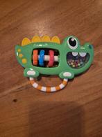 Groene krokodil activity toy – sensorisch speelgoed met ring, Verzenden, Gebruikt