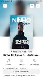 Place de concert Ninho, Tickets & Billets