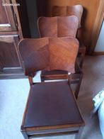 chaises en bois et simili vintage, Ophalen