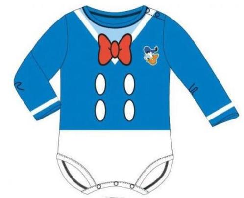 Donald Duck Rompertje Lange Mouw Disney Baby - Maat 86, Enfants & Bébés, Vêtements de bébé | Taille 86, Neuf, Enlèvement ou Envoi