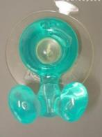 Turquoise kapstokje met zuignap Koziol, Huis en Inrichting, Kunststof, Gebruikt, Wandhaken, Ophalen of Verzenden