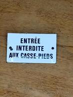 Petite plaque émaillée, Ophalen of Verzenden