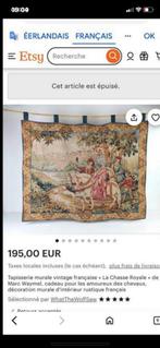 Tapisserie  murale vintage  La Chasse Royale de Marc Waymel, Enlèvement