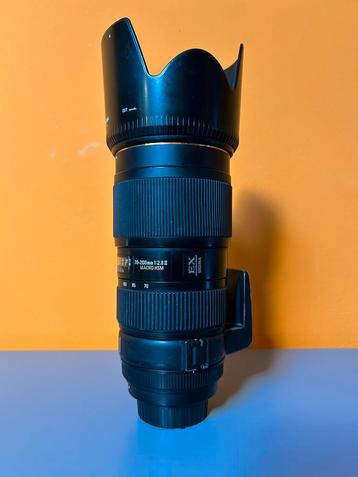 sigma EX 70-200 f2.8 macro monture nikon  disponible aux enchères