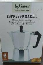 Espresso maker Le´Xpress 6cups NIEUW, Nieuw, Ophalen of Verzenden, Gemalen koffie