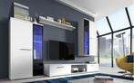 tv meubel wit met zwart 4 delig NIEUW, Huis en Inrichting, Kasten |Televisiemeubels, Nieuw, Overige materialen, Minder dan 100 cm