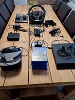 PS4 met 8 spellen +VR bril + stuur, Games en Spelcomputers, Ophalen