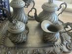 Koffie/thee set, tin peltro 95, Antiek en Kunst, Curiosa en Brocante, Ophalen