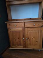 Buffet kastje in massief grenen 2 delig, Huis en Inrichting, Ophalen