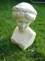 statue ou buste d une femme en fonte pat blanc rouillé, Jardin & Terrasse, Autres types, Enlèvement ou Envoi, Métal, Neuf