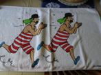 Kuifje Hapl'O handdoek - Dupont & Dupond -, Verzamelen, Stripfiguren, Ophalen of Verzenden, Kuifje, Zo goed als nieuw, Gebruiksvoorwerp