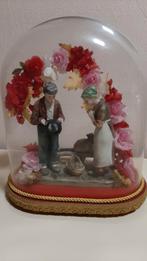 Glazen globe met tafereel, Ophalen