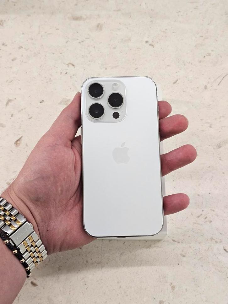 IPHONE 14 PRO 5G 128 GO, ARGENT, Télécoms, Téléphonie mobile | Housses, Coques & Façades | Apple iPhone, Comme neuf, iPhone 14