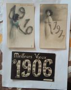 3 jaartallen ( 1906, 1910 en 1911 ), Verzamelen, Postkaarten | Themakaarten, Ophalen of Verzenden, Voor 1920, Gelopen, Feest(dag)