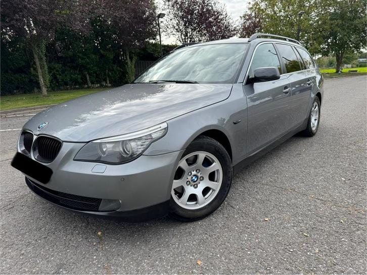 BMW 520d/leer/airconditioning/GPS/Cruise/2007/ 163ch/, Auto's, BMW, Particulier, 5 Reeks, ABS, Achteruitrijcamera, Airbags, Airconditioning