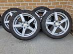 Set winterbanden  Falken + aluvelgen Inter Action 17", Auto-onderdelen, Banden en Velgen, Ophalen, Gebruikt, Banden en Velgen