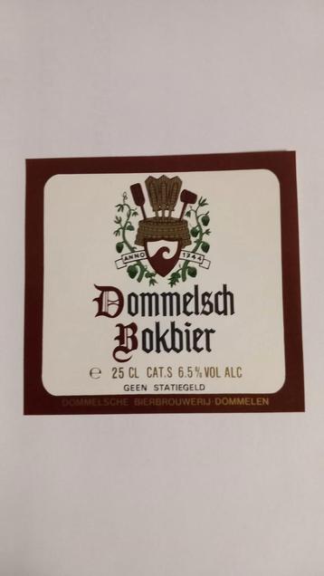 Bière Dommelsch Bock, étiquette (51), Enlèvement ou Envoi, Comme neuf, Dommelsch