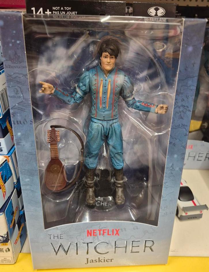 The Witcher figurine Jaskier neuf, Collections, Cinéma & Télévision, Enlèvement ou Envoi