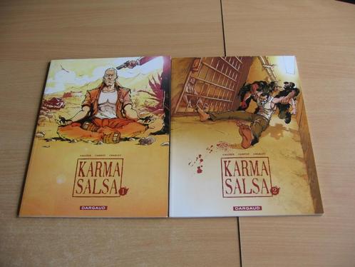 Karma Salsa : Deel 1 + deel 2 - Eerste druk., Boeken, Stripverhalen, Zo goed als nieuw, Meerdere stripboeken, Ophalen of Verzenden