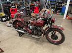 Indian scout 741 1941, Toermotor, 2 cilinders, 500 cc, 11 kW of minder