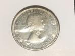 Canada 50 cents 1953 en argent, Timbres & Monnaies, Monnaies | Amérique, Enlèvement ou Envoi, Argent