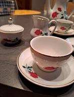 kleine tasjes,bordjes, melk en suikerpot, koffiekan, Ophalen of Verzenden