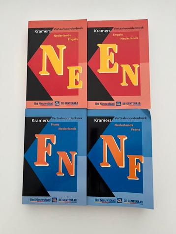 4 vertaalwoordenboeken beschikbaar voor biedingen