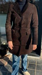 Damesjas Hugo Boss lamshuid, Kleding | Dames, Jassen | Winter, Ophalen, Zo goed als nieuw, Maat 36 (S), Bruin