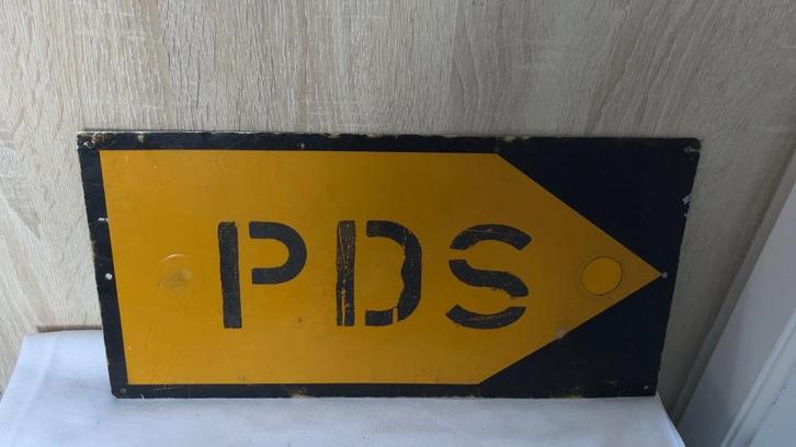 Plaque US PDS double face et plots réfléchissants, Collections, Objets militaires | Général, Armée de terre, Enlèvement ou Envoi