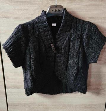 Boléro gilet hiver noir taille 15/16 ans beschikbaar voor biedingen