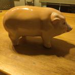 Groot porseleinen spaarvarken made in Italy, Ophalen