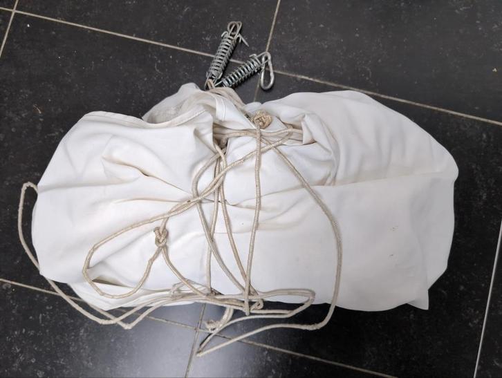 Gratis diehoekig schaduwdoek Ikea. Gebruikt., Tuin en Terras, Schaduwdoeken, Gebruikt, Ophalen