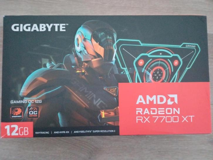 Gigabyte rx 7700 xt gaming oc 12gb Grafische kaart, Computers en Software, Videokaarten, Zo goed als nieuw, Ophalen of Verzenden