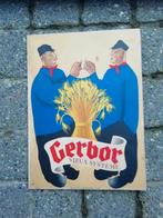 Oud reclamebordje Gerbor Hoegaarden, Verzamelen, Ophalen of Verzenden, Zo goed als nieuw, Reclamebord