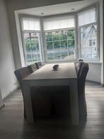 Tables et 6 chaises parfait état, 150 à 200 cm, Cinq personnes ou plus, Comme neuf, Enlèvement