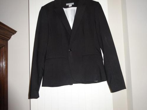 Zwart, feestelijk damesjasje, Kleding | Dames, Jasjes, Kostuums en Pakken, Zo goed als nieuw, Jasje, Zwart, Ophalen of Verzenden