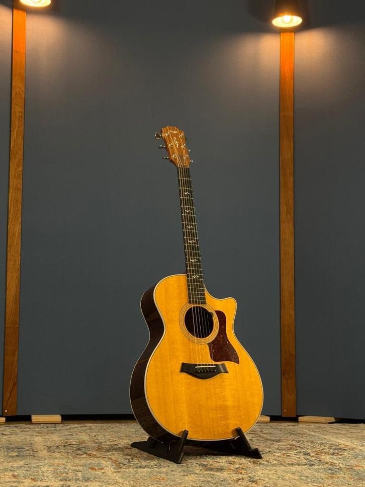 Taylor 414 CE-R natural, Muziek en Instrumenten, Snaarinstrumenten | Gitaren | Akoestisch, Zo goed als nieuw, Western- of Steelstringgitaar
