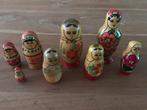Set van 8 matroesjka’s matroesjka houten  poppetjes, Ophalen of Verzenden