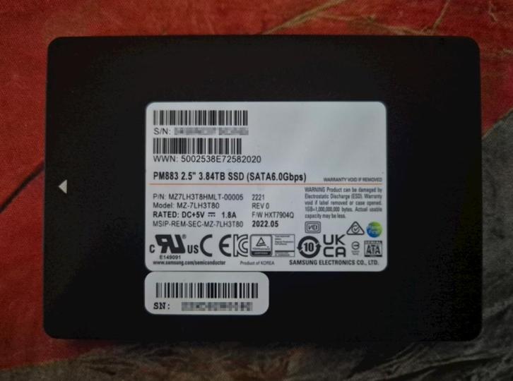 Samsung 4TB SSD, Computers en Software, Harde schijven, Gebruikt, SSD, SATA, Ophalen of Verzenden