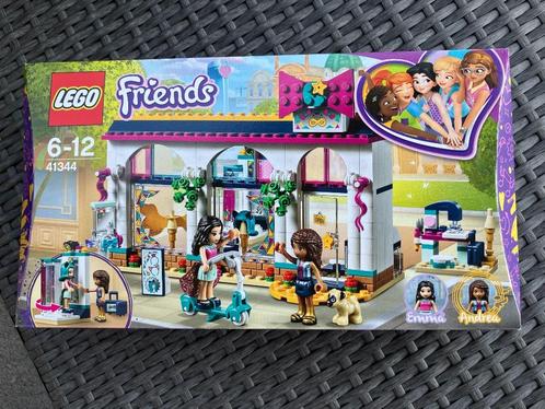 LEGO Friends Andrea's Accessoirewinkel - 41344, Enfants & Bébés, Jouets | Duplo & Lego, Comme neuf, Lego, Ensemble complet, Enlèvement ou Envoi