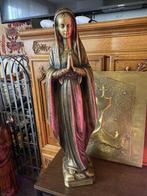 Supermooie bronze biddende madonna 65 cm 12,5 kg, Antiek en Kunst, Antiek | Religieuze voorwerpen, Ophalen of Verzenden