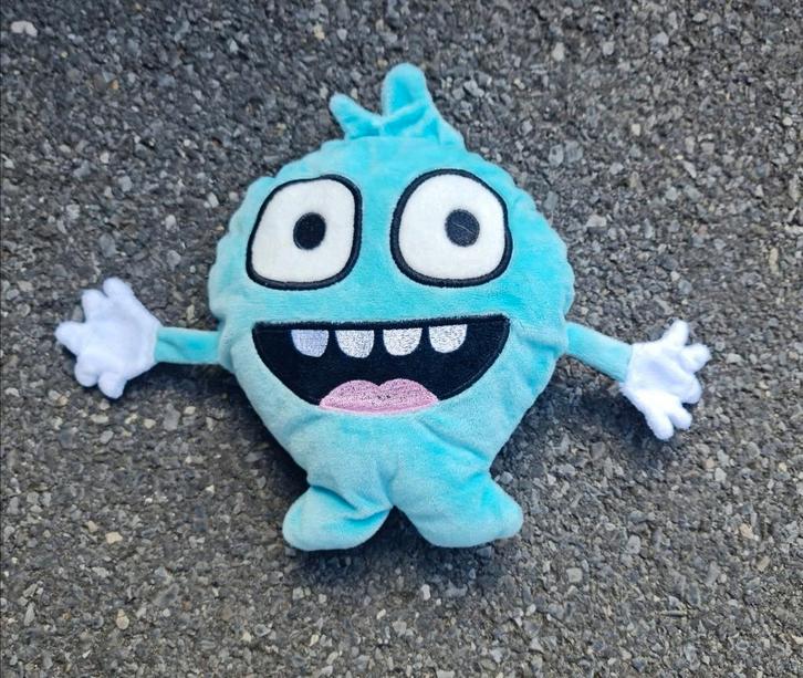 Warmteknuffel : blauwe  Monster / kendom, Handtassen en Accessoires, Kindersieraden, Zo goed als nieuw, Ophalen of Verzenden